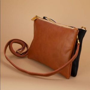 SSEKO double pouch crossbody